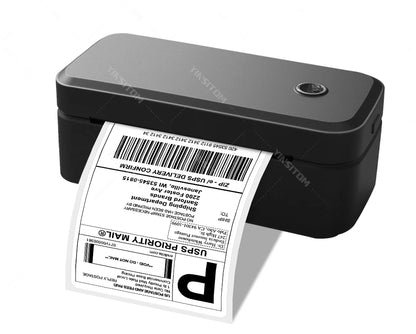 110mm Bluetooth Thermal Label Printer Wireless Shipping Label Printer Compatible with iPhone Android Windows Widely Used X4