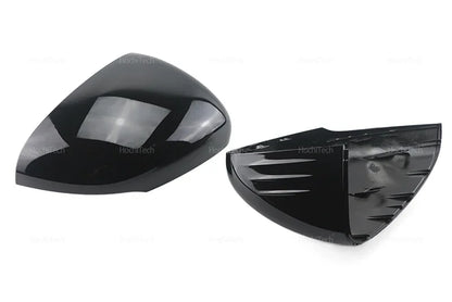 For Mercedes-Benz W177 V177 C118 X118 2018-2023 Black Carbon Fiber Car Rear View Door Wing Side Mirror Cover Caps Shell Case