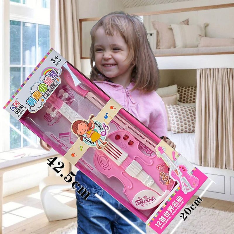 New Multi-mode Children's Violin Toy Simulation Baby Early Education Educational Toy Musical Instrument Children's Birthday Gift
