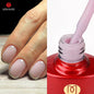 MSHARE Milk Milky White Base Gel Polish Camouflage Color Rubber Base Nail Base Coat 10ml