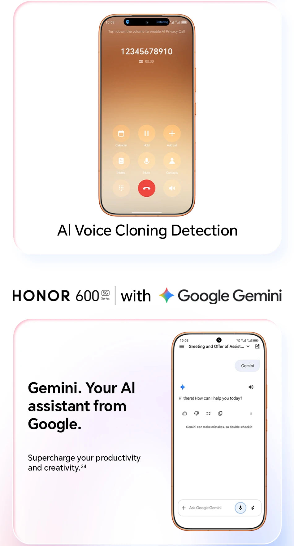 HONOR 600 5G Smartphone EU Version 200MP AI Ultra Night Camera 6400mAh Snapdragon 7 Gen4 AI Button 6.57"AMOLED 80W Supercharge