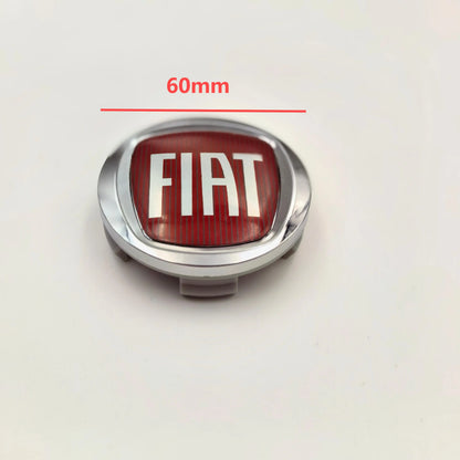 4pcs 60MM Car Wheel Hub Center Cover Emblem for FIAT 500 Ducato Panda Grande Punto Tipo Abarth Pulse Strada 600 500L Accessories