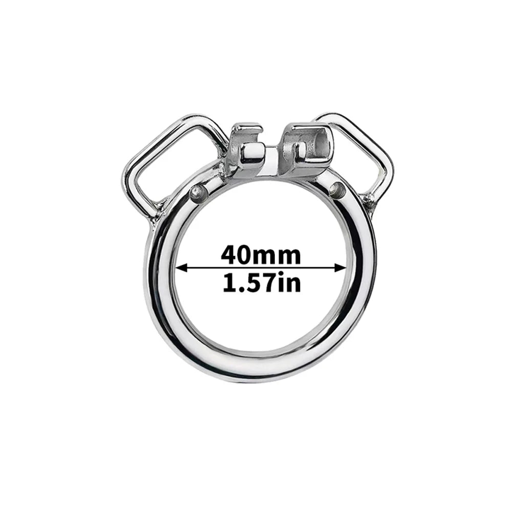 Stainless Steel Chastity Cage Device Penis Rings Bondage Belt Cock CB Lock BDSM Sex Toys for Man Gay Adult Products Accessories