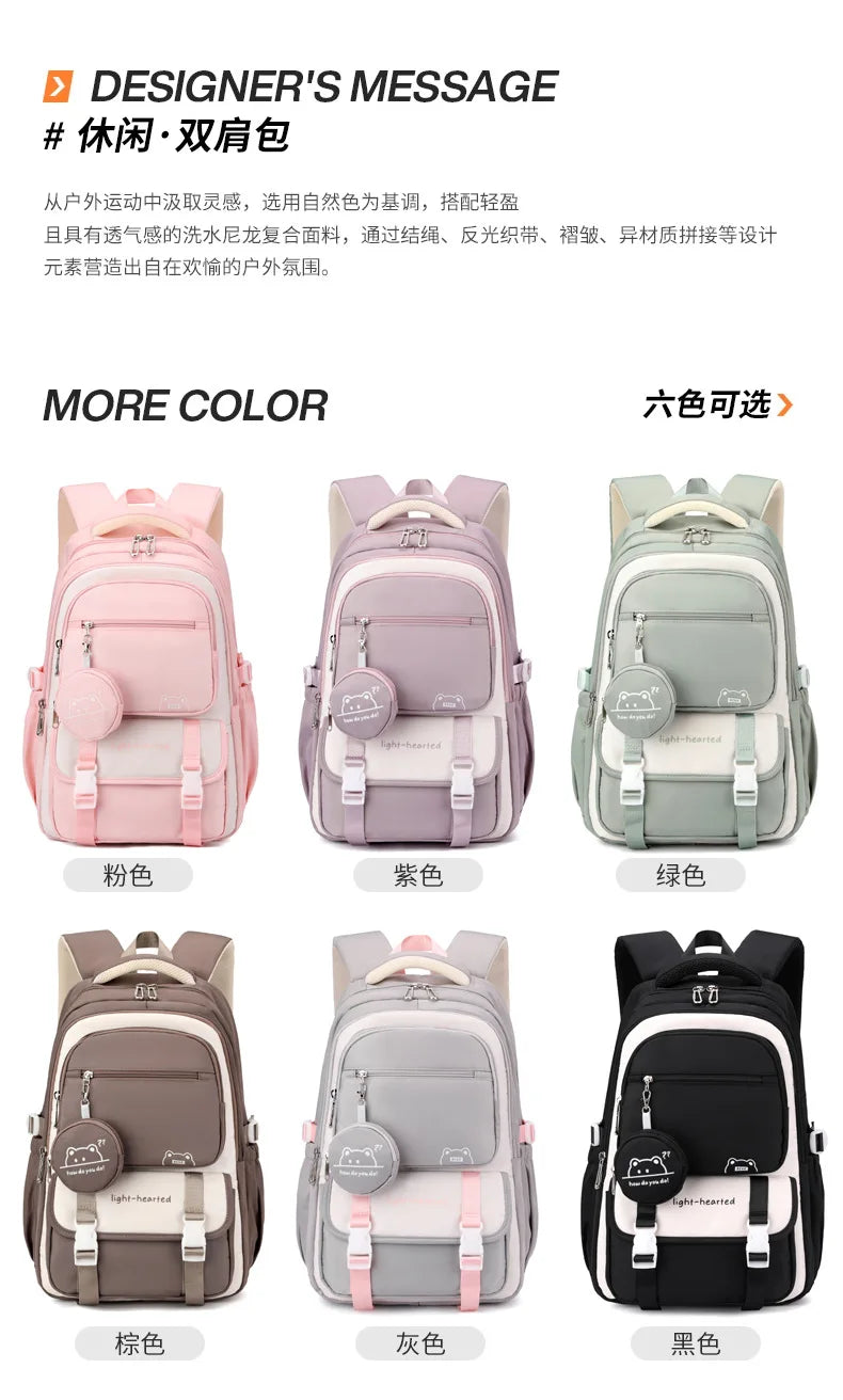 Waterproof Girls Backpacks Children School Bags for Teenagers Fashion Travel Backpacks Printing Child Schoolbags Satchel Mochila