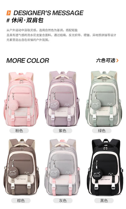 Waterproof Girls Backpacks Children School Bags for Teenagers Fashion Travel Backpacks Printing Child Schoolbags Satchel Mochila