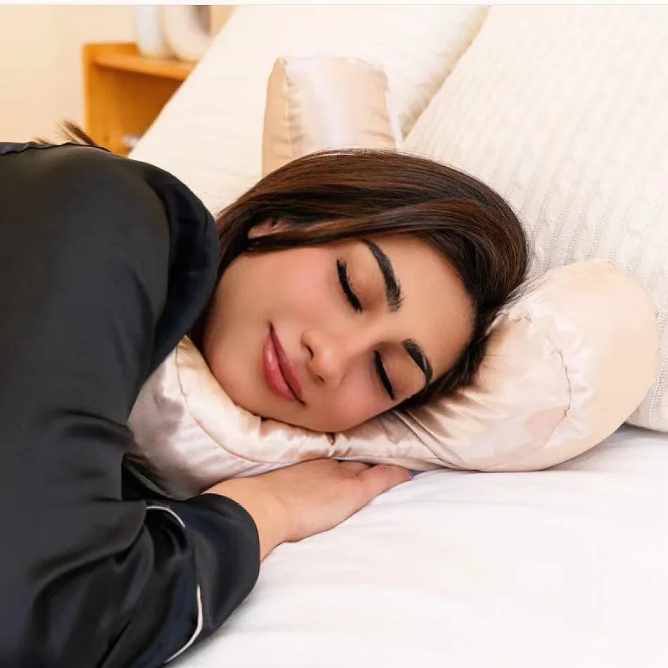 Anti Wrinkles-Aging Pillow Beauty Pillow Face Pillow for Beauty Sleep Back Sleep Pillow with a Free Pillow Case