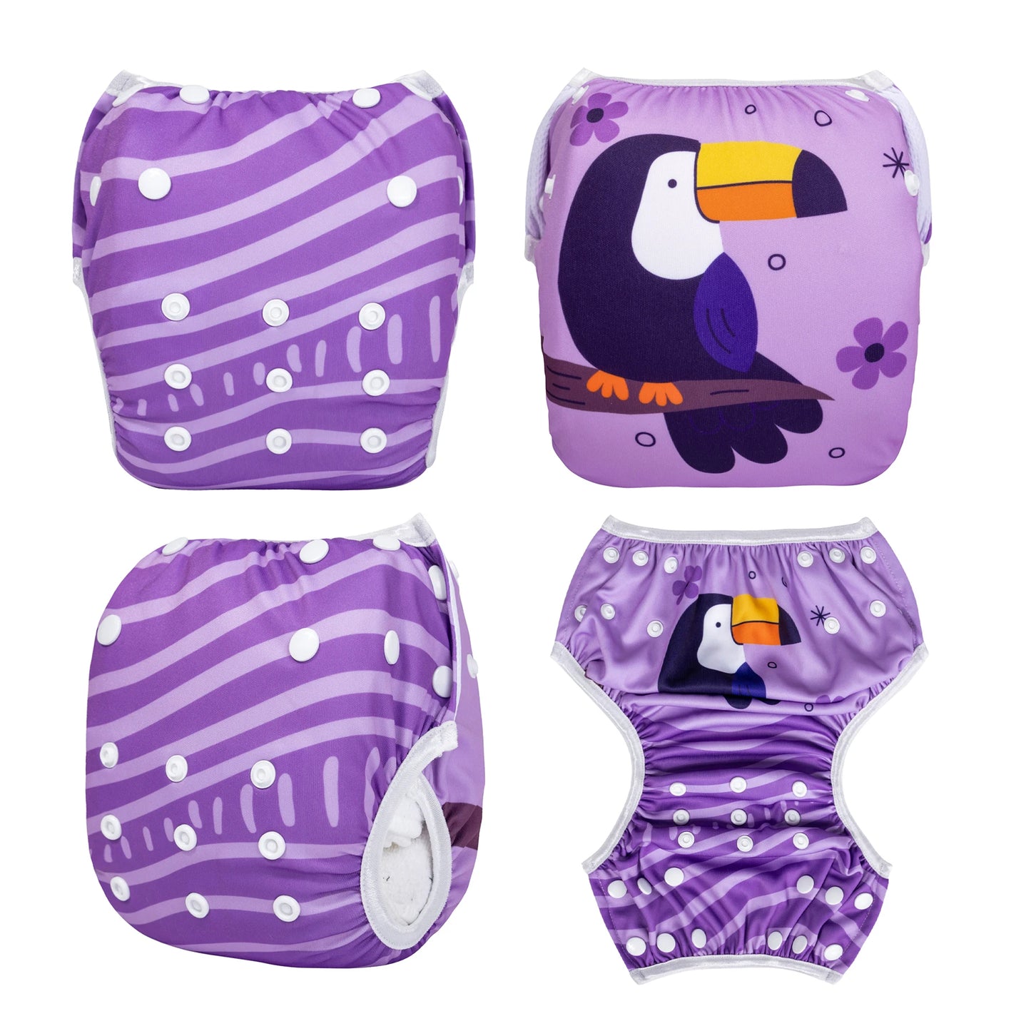 U PICK ALVABABY Swim Diaper Adjustable Swim Nappy for Swimming Lessons Fashion Design Swimming Nappy for Baby Under 8 Months