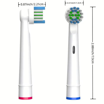 4/12/16Pcs Replacement Toothbrush Heads Compatible with Oral-B Braun Professional Electric Toothbrush Heads Brush Heads