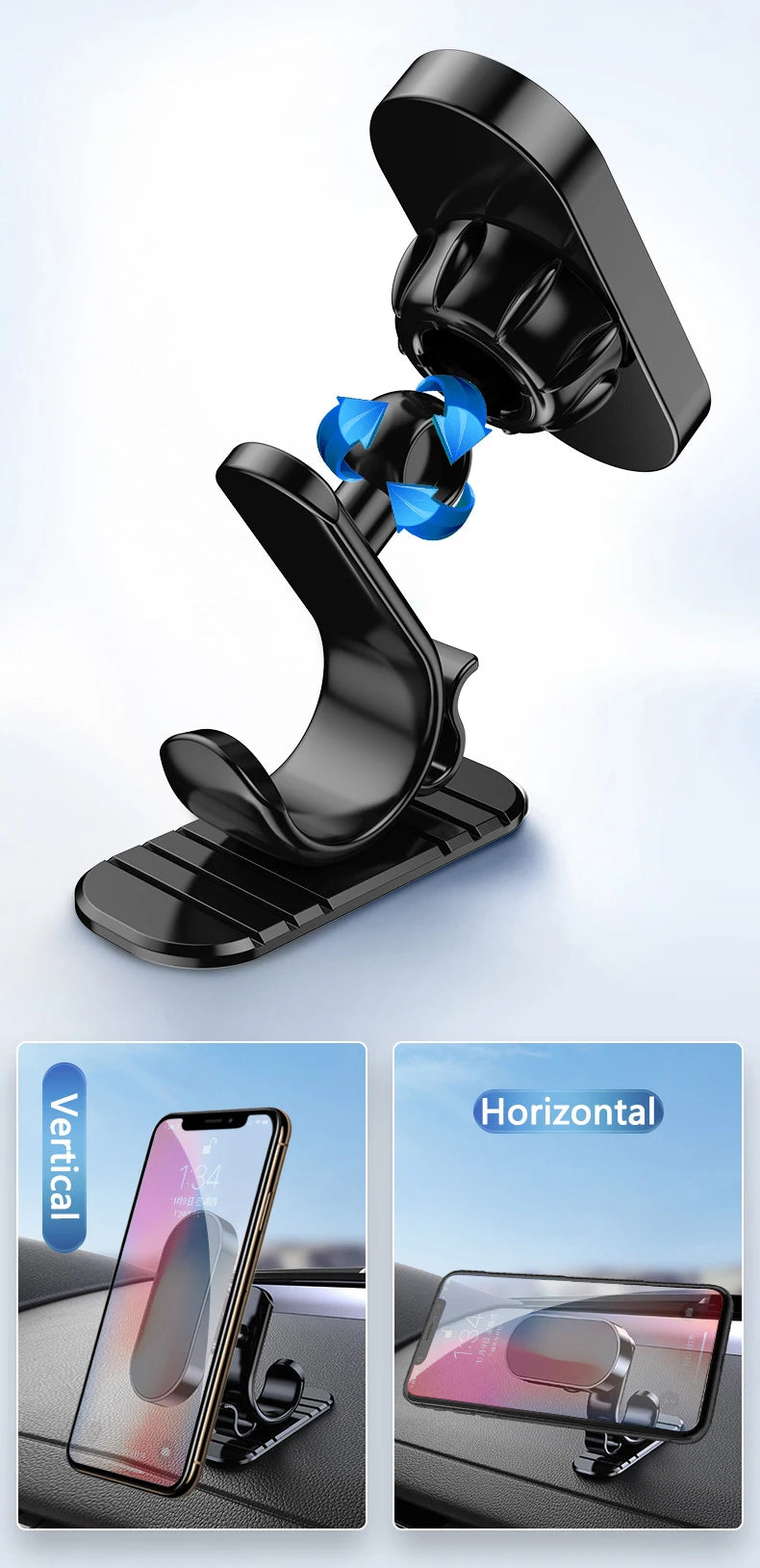 Car Magnetic Phone Holder Magnet Car Cell Phone Holder Stand Universal Car Mobile Phone Mount for iPhone 13 Xiaomi Redmi Huawei