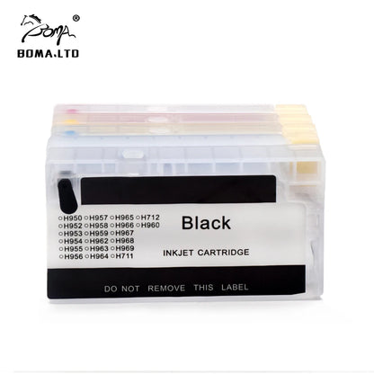 952 953 954 955 956 957 958 959 95U 950 951 711 Refillable ink Cartridge Without Chip For Hp 950xl 951xl 711xl 952xl 953xl 954xl