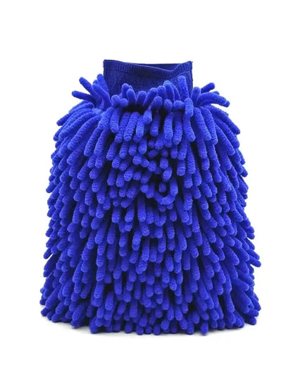 Microfiber Car Wash Mitt Double Sided Chenille Auto Gloves Ultra Absorbent Sponge Scratch Free Cleaning Towel Soft Detailing Mitten