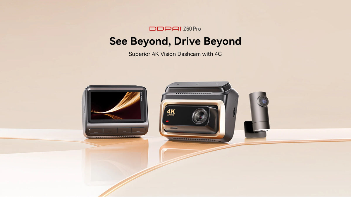 DDPAI Z60 Pro 4K Dash Cam Auto Dashcam Front GPS Car Camera for Dual SONY Sensor WiFi ADAS Night Vision DVR Video Recorder