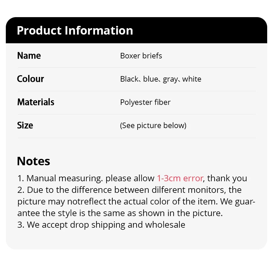 4/10piece Set Of European And American Men's Fashionable Printed Boxer Shorts Loose Oversized Elastic Waist Underwear Base Short