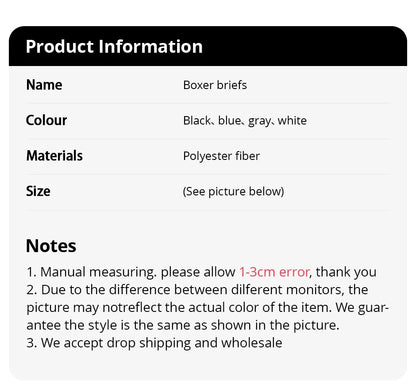 4/10piece Set Of European And American Men's Fashionable Printed Boxer Shorts Loose Oversized Elastic Waist Underwear Base Short