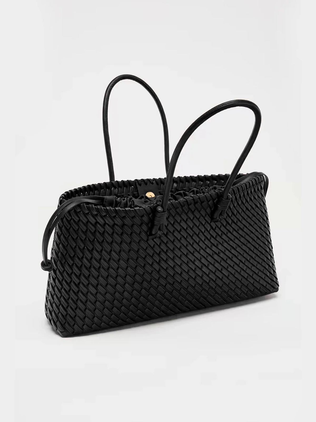 2025 new niche commuting woven hand-held shoulder bag, fashionable and versatile, super large capacity tote bag