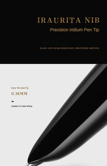 JINHAO 85 Metal/Wood Fountain Pen Golden Cap Extra Fine Nib Ink Pen Office School Supplies Stationery Pens for Writing