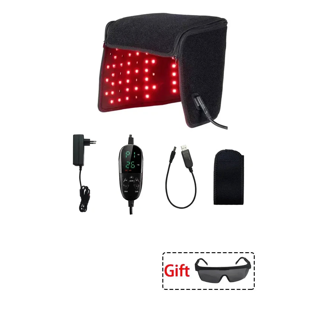 Multi-style Red Light Therapy Cap 660&850nm Infrared Light for Strengthen The Hair Root， Promote Hair Growth Anti-hair Loss Cap