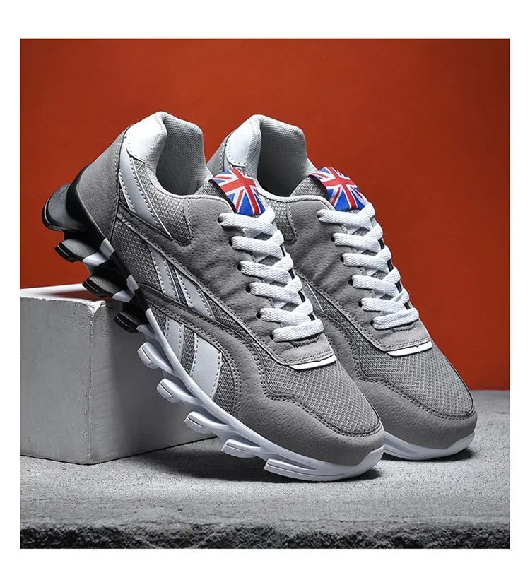 Brand Trend Size 38-48 Men's Wear-resistant Cushioning Thick-soled Fitness Sneakers Outdoor Breathable Running Shoes for Men