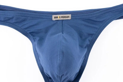 BRAVE PERSON Men Underwear Thongs Sexy Low Rise Solid Briefs T-back Modal Breathable Underpants G Strings Male Panties Thongs
