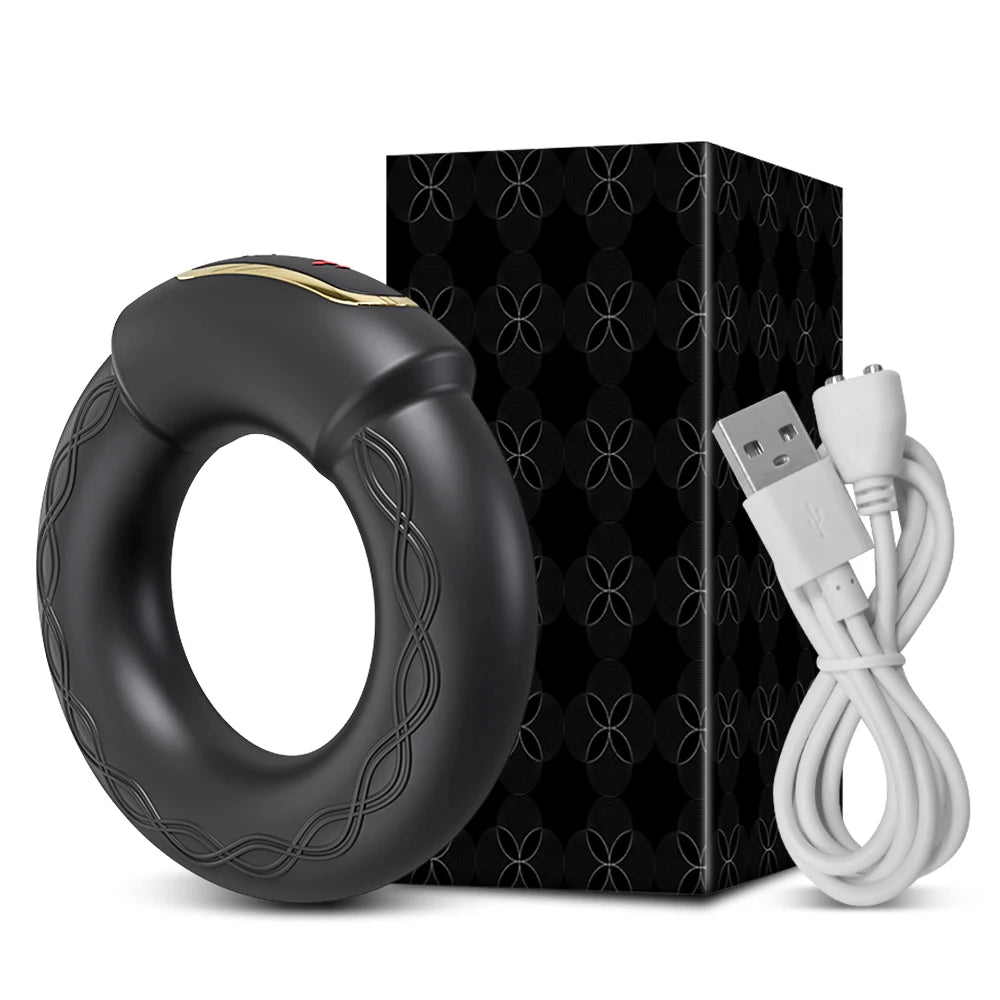APP Bluetooth Vibrator for Men Cock Ring Penis Vibrating Penis Delay Trainer Cock Ring Glans Massager Male Sex Toys for Adult 18