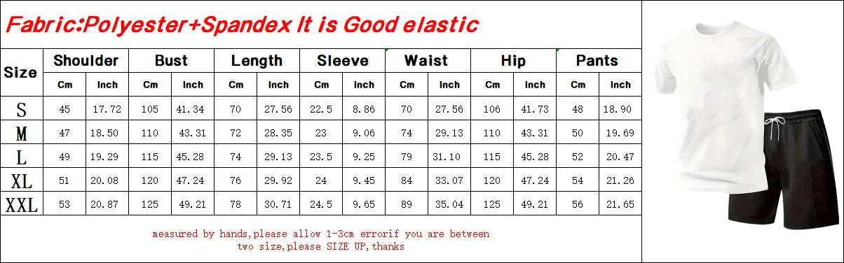Hot Sale 2026 Men's T-Shirts Sets O-Neck Short Sleeve+Sports Shorts Quick Dry Casual Street Fashion Home Outdoor Running 2 Piece