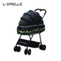 LDAIELLE High-end  Pet cart Small and light foldable Yorkshire outdoor travel