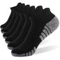 6pairs thickened towel bottom running socks mesh boat socks non-slip breathable sports socks Low cut Men's socks Women's socks