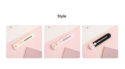 Mr.Paper Mini Portable Cat's Paw Tool Knife Cute Creative Exquisite Handbook Decoration Paper Cutting Stationery Supplies