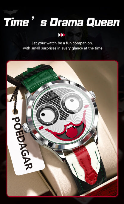 POEDAGAR Top Original Watch For Man Luxury High Quality Waterproof Man Wristwatch Quartz Leather Men's Sports Watches Male Reloj