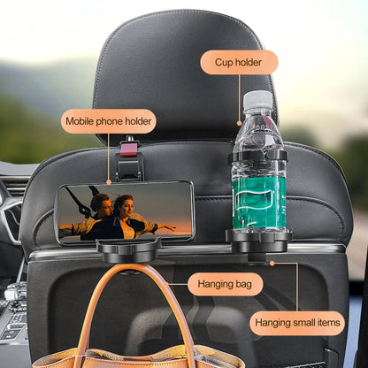 Car Cup Holder for Air Vent Universal Adjustable Drink Rack Stand for Water Bottles & Ashtray Anti-Shake Stable Auto Organizer