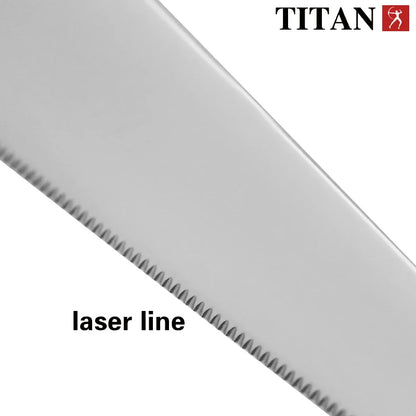 TITAN Professional Laser Wire Hair Scissors Haircut Scissor Cut Barber Cutting Shears Hairdresser Scissors JP 440C Steel 6 Inch