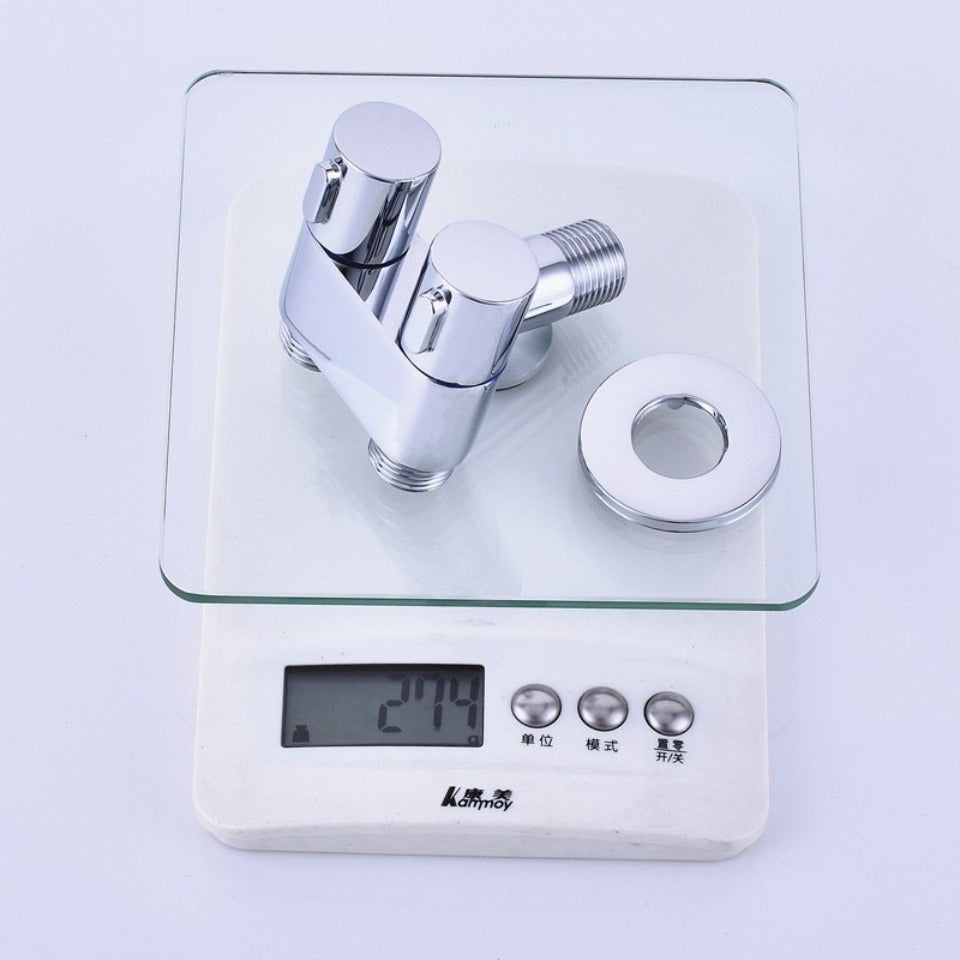 Bathroom Faucet Stainless Steel Washing Machine Water Faucet Double Outlet for Toilet Garden Hose Washing Machine Pet Bathing