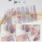 1PC Gel Nail Sticker Patch Slider Flower Gradient Color Back Glue Full Cover Waterproof Gel Nail Sticker UV Lamp Curing Manicur