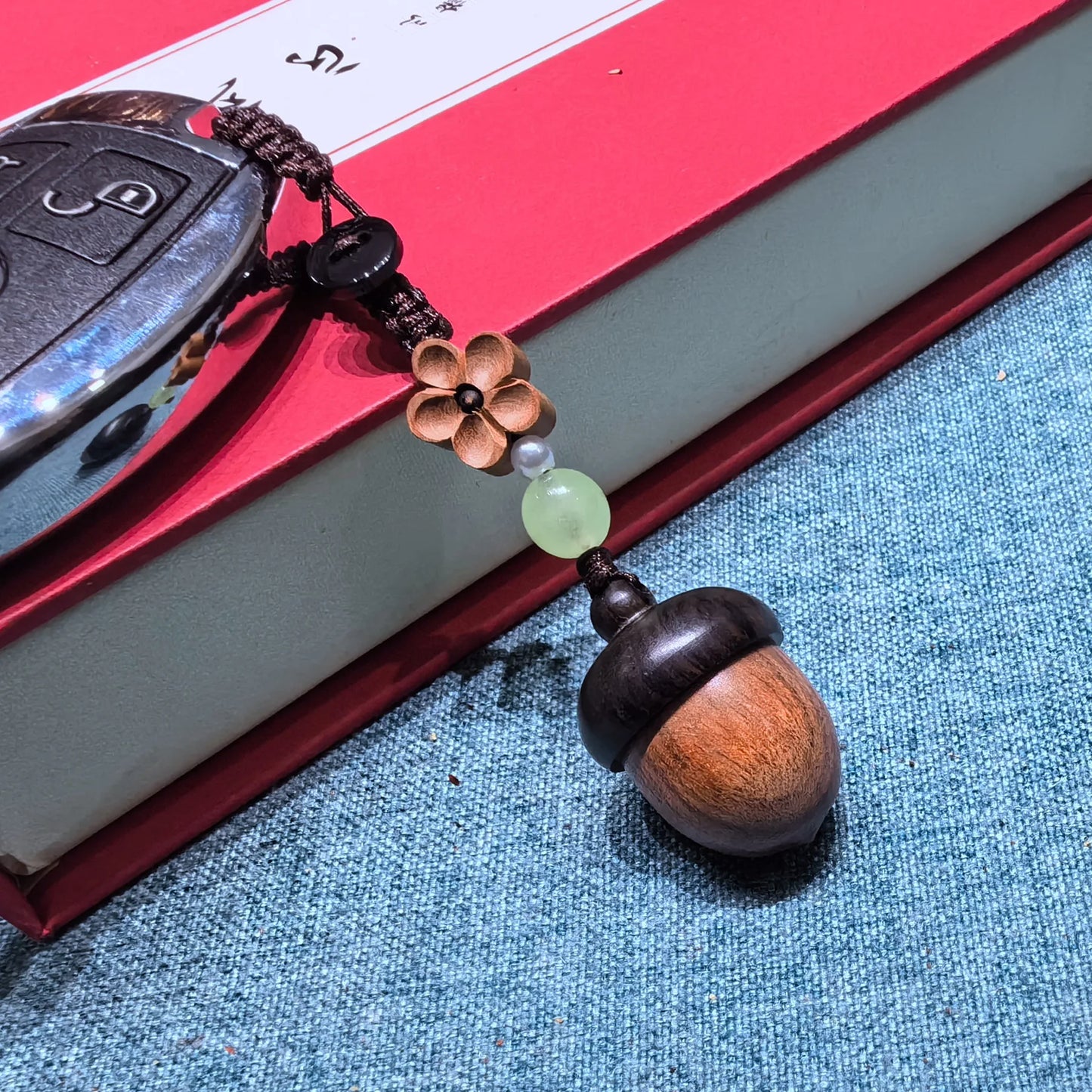 S12 Small Acorn Urn Pendant Necklace Portable Pet Ashes Keepsake for Dog Cat Memorial，Warmth Keeps Love Alive Forever.