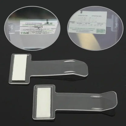 5PCS Car Parking Ticket Clip Windscreen Card Bill Holder Mount Fastener Organizer Car Styling Windshield Stickers Home Office