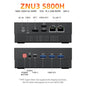 TexHoo Mini PC AMD R5 6600H  R7 7730U  R3 4300U Dual HDMI DP Wifi6 WDesktop Gaming Computer Dual network ports