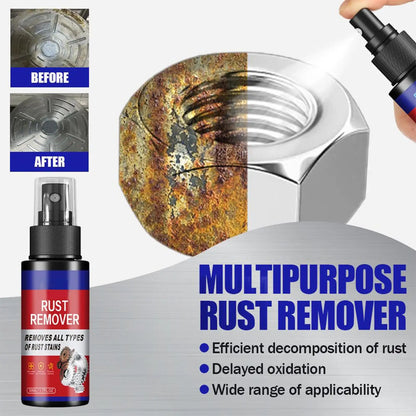 Car Metal Rust Removal Spray Car Maintenance Cleaning Rust Dissolver Auto Polishing Care Rust Cleaning Spray for Car Detailing