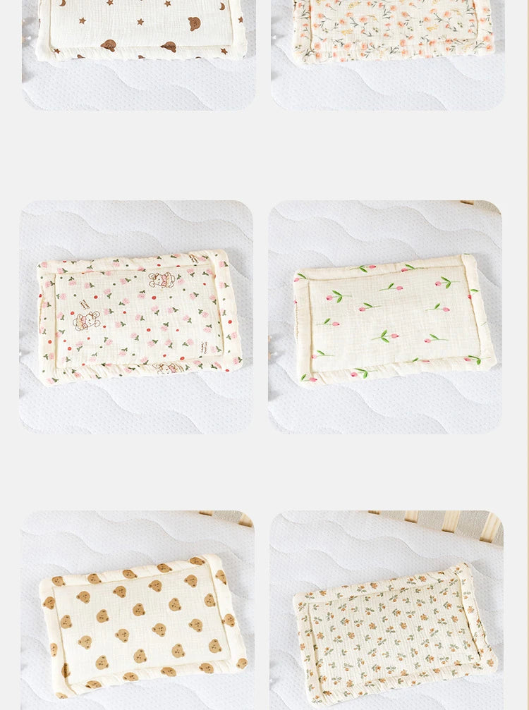 Napping for Newborn Sweat Absorption Breathable Cotton Baby 0-6 Months Universal Pillow