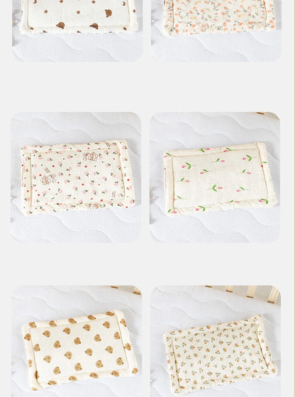 Napping for Newborn Sweat Absorption Breathable Cotton Baby 0-6 Months Universal Pillow
