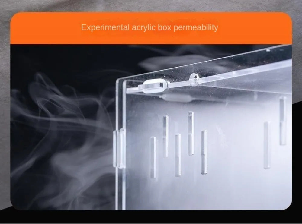 New Acrylic Reptile Habitat Anti-Escape Clear Spider Feeding Case Multiple Size Arboreal Small Pet Cage for Chameleon Clear