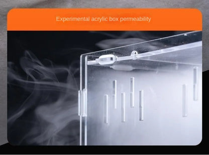 New Acrylic Reptile Habitat Anti-Escape Clear Spider Feeding Case Multiple Size Arboreal Small Pet Cage for Chameleon Clear