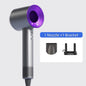 Professional Ionic Hair Dryer, 1800W High Speed Blow Dryer with Diffuser & Nozzle, Constant Temperature Hair Care, Powerful AC M