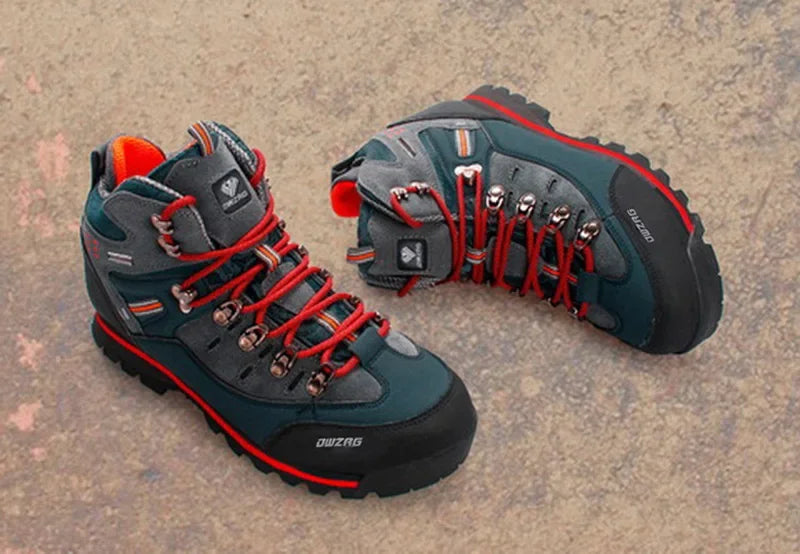 Mixed Gender Hiking Shoes Men Winter Mountain Climbing Trekking Boots Top Quality Outdoor Fashion Casual Snow Boots Plus Size 47