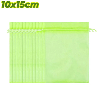 Reusable Drawstring Plant Protection Net Bags Garden Pest Proof Cover For Fruit Trees Vegetables Grapes Strawberries Berries