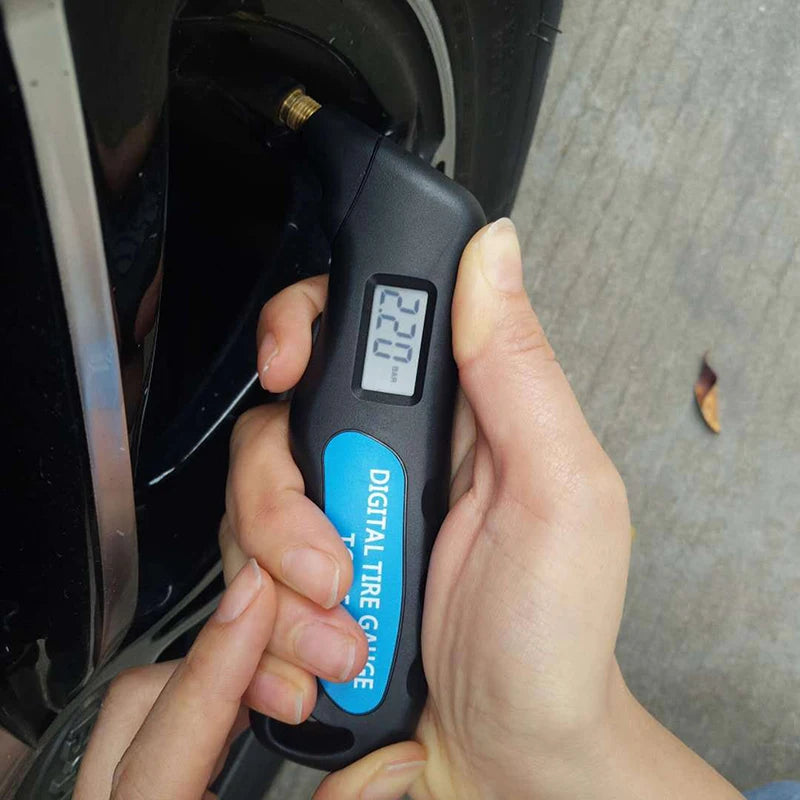 Tire Pressure Gauge Non-Backlight High-precision Digital Tire Pressure Monitoring Car Tyre Air Pressure Gauge Meter LCD Display