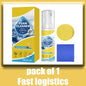 Multipurpose 2-in-1 Foaming Car Seat Cleaner Fabric Stain Eliminator Removes Tough Grime Without Full Washing