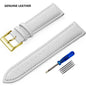 SAMCO Genuine Leather Watch Band 12/14/16/18/19/20/21/22/24 mm Watch Strap for Man Women High-quality Wrist Watchband + Tool