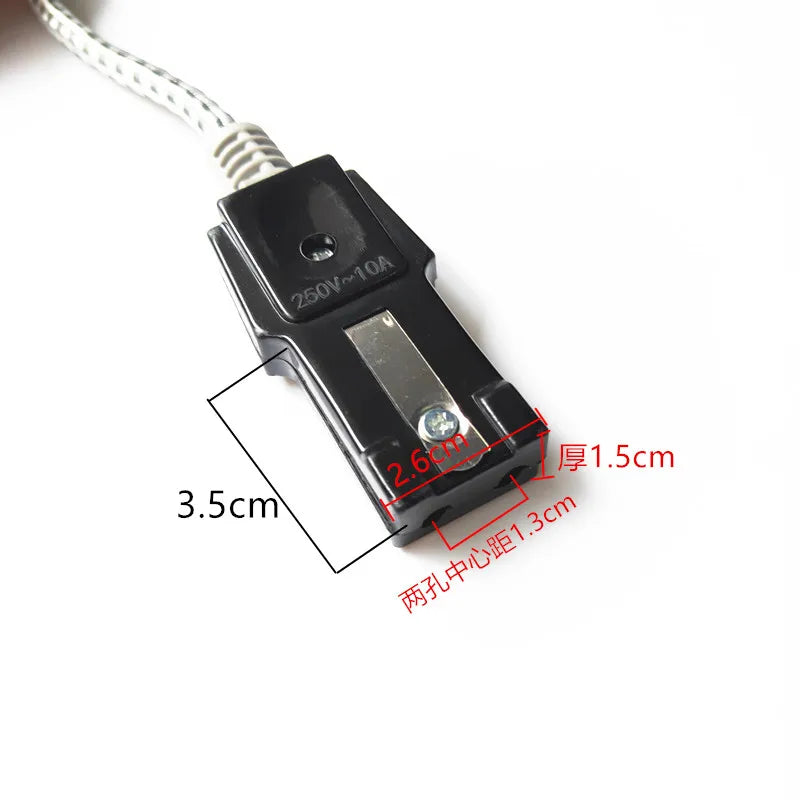Suitable for Triangle old-style power cord rice cooker / electric stove / electric kettle cord 2-hole plug 1.5 meters