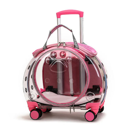 Pet Luggage, Transparent Space Capsule, Multi-purpose Backpack, Cat Bag, Large Capacity, Two Portable Small Dogs, Outdoor Bag