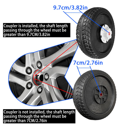 33CM/13'' 25CM/10'' PU Solid Rubber Tire for Children Electric Ride on Toy Car Power Wheels ﻿Alligator Tires Wheels Upgrade Part